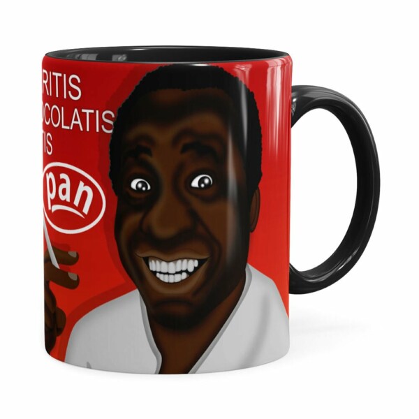 Caneca Chocolate Cigarrinhos Do Mussum Preta