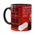 Caneca Chocolate Cigarrinhos Do Mussum Preta