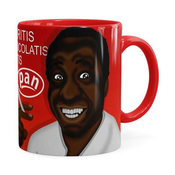 Caneca Chocolate Cigarrinhos Do Mussum Vermelha
