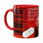 Caneca Chocolate Cigarrinhos Do Mussum Vermelha