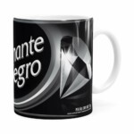 Caneca Chocolate Diamante Negro Barra Branca