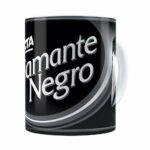 Caneca Chocolate Diamante Negro Barra Branca