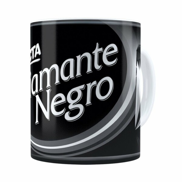 Caneca Chocolate Diamante Negro Barra Branca