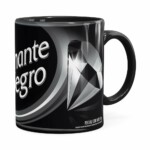 Caneca Chocolate Diamante Negro Barra Preta