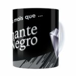 Caneca Chocolate Diamante Negro Mensagem Branca
