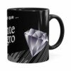 Caneca Chocolate Diamante Negro Mensagem Preta