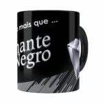 Caneca Chocolate Diamante Negro Mensagem Preta