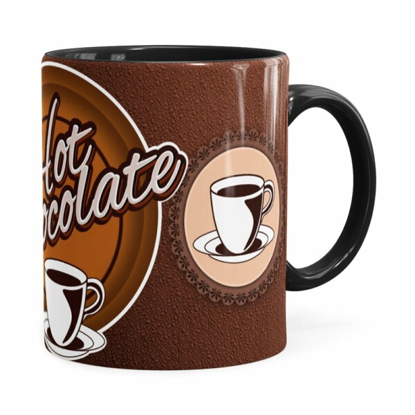 Caneca Chocolate Hot Chocolate Preta