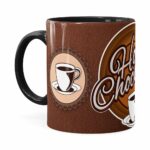 Caneca Chocolate Hot Chocolate Preta
