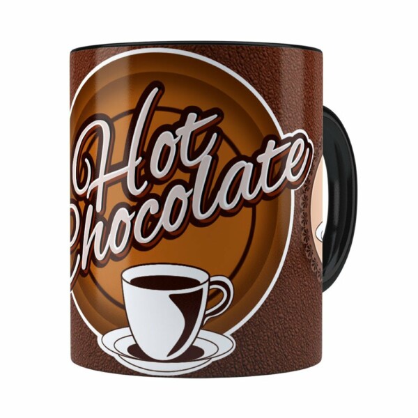 Caneca Chocolate Hot Chocolate Preta