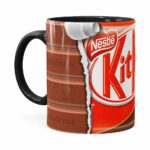 Caneca Chocolate Kitkat Dark Preta