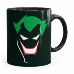 Caneca Coringa Anime Minimalista Preta