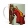 Caneca Coringa Joaquin Phoenix Filme V01 Branca
