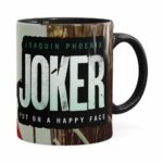 Caneca Coringa Joaquin Phoenix Filme V01 Preta