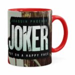 Caneca Coringa Joaquin Phoenix Filme V01 Vermelha