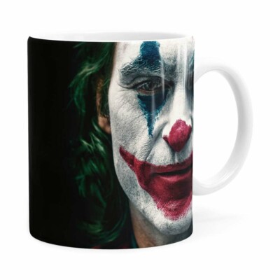 Caneca Coringa Joaquin Phoenix Filme V03 Branca