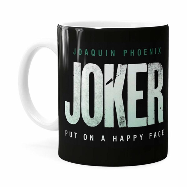 Caneca Coringa Joaquin Phoenix Filme V03 Branca