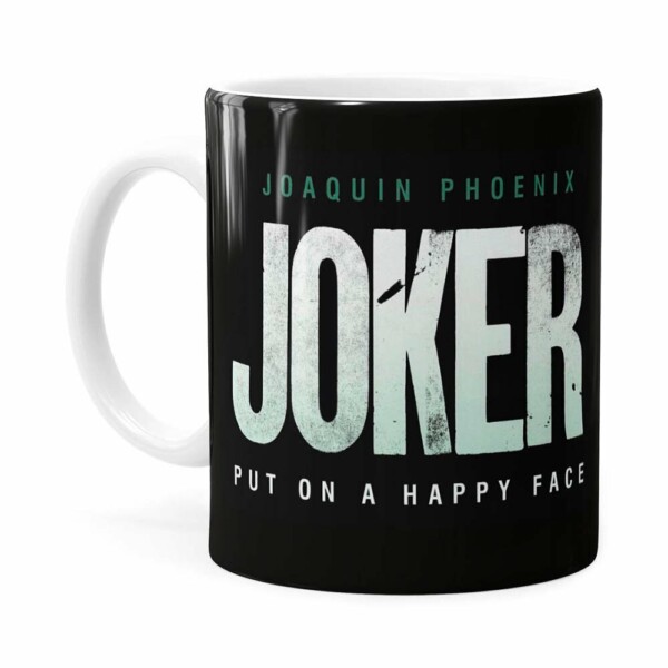 Caneca Coringa Joaquin Phoenix Filme V04 Branca