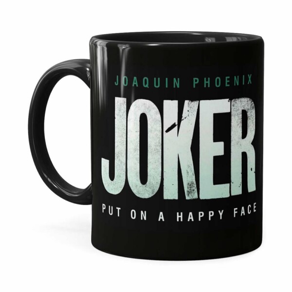 Caneca Coringa Joaquin Phoenix Filme V04 Preta