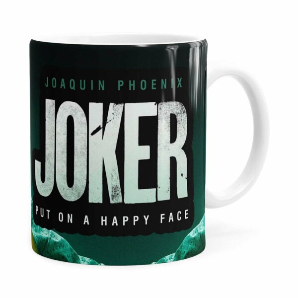 Caneca Coringa Joaquin Phoenix Filme V05 Branca