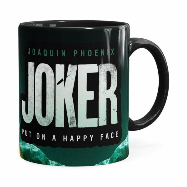 Caneca Coringa Joaquin Phoenix Filme V05 Preta