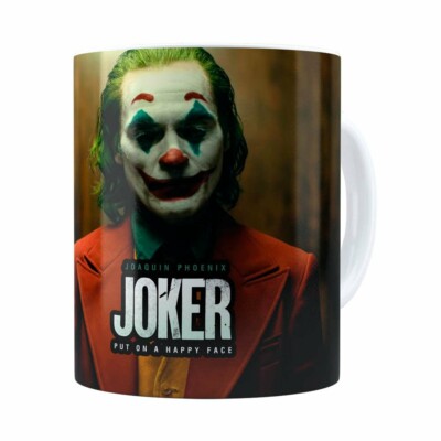 Caneca Coringa Joaquin Phoenix Filme V07 Branca
