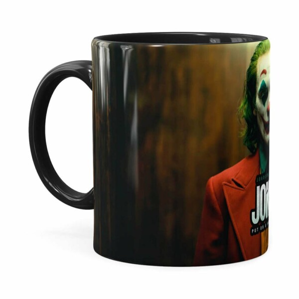 Caneca Coringa Joaquin Phoenix Filme V07 Preta