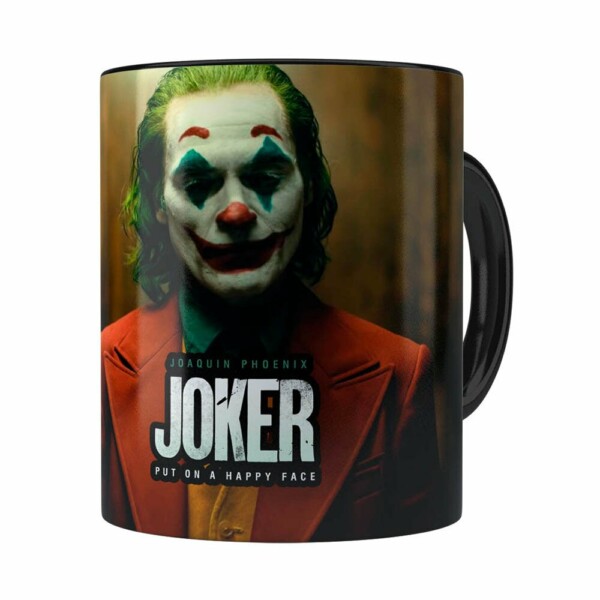Caneca Coringa Joaquin Phoenix Filme V07 Preta
