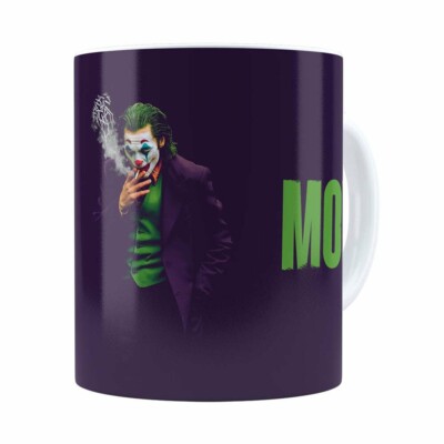 Caneca Coringa Joaquin Phoenix Filme V08 Branca