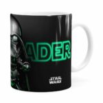 Caneca Darth Vader 3d Print Star Wars Green Branca