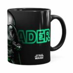 Caneca Darth Vader 3d Print Star Wars Green Preta