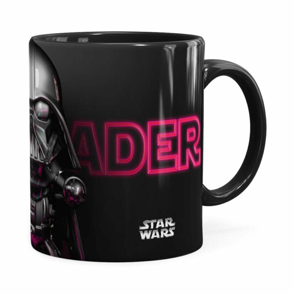 Caneca Darth Vader 3d Print Star Wars Violet Preta