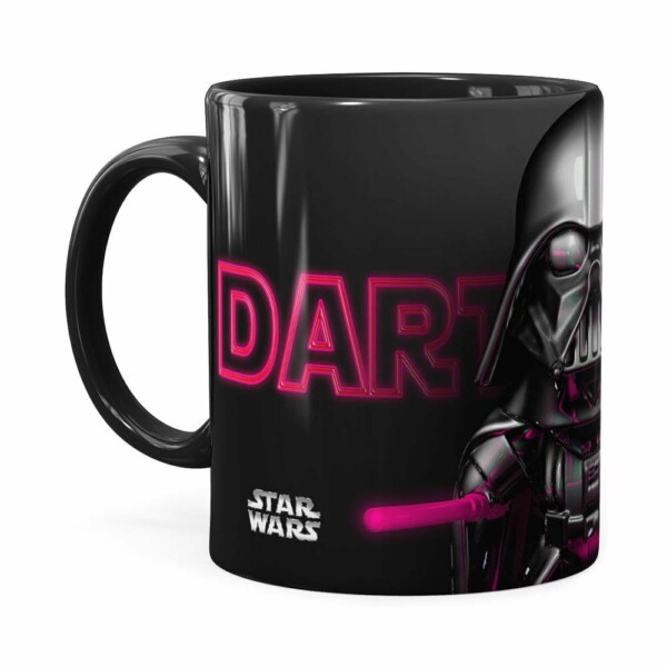 Caneca Darth Vader 3d Print Star Wars Violet Preta