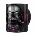 Caneca Darth Vader 3d Print Star Wars Violet Preta