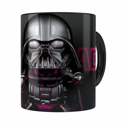 Caneca Darth Vader 3d Print Star Wars Violet Preta