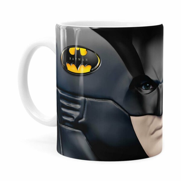 Caneca Do Batman 3d Print Face Branca