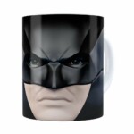 Caneca Do Batman 3d Print Face Branca