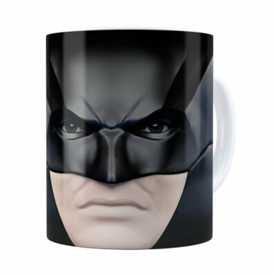 Caneca Do Batman 3d Print Face Branca
