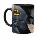 Caneca Do Batman 3d Print Face Preta