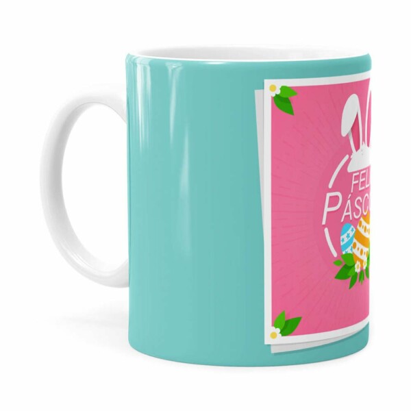 Caneca Feliz Páscoa V01 Branca