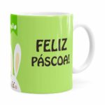 Caneca Feliz Páscoa V02 Branca