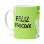 Caneca Feliz Páscoa V02 Branca