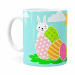 Caneca Feliz Páscoa V03 Branca