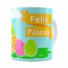 Caneca Feliz Páscoa V03 Branca