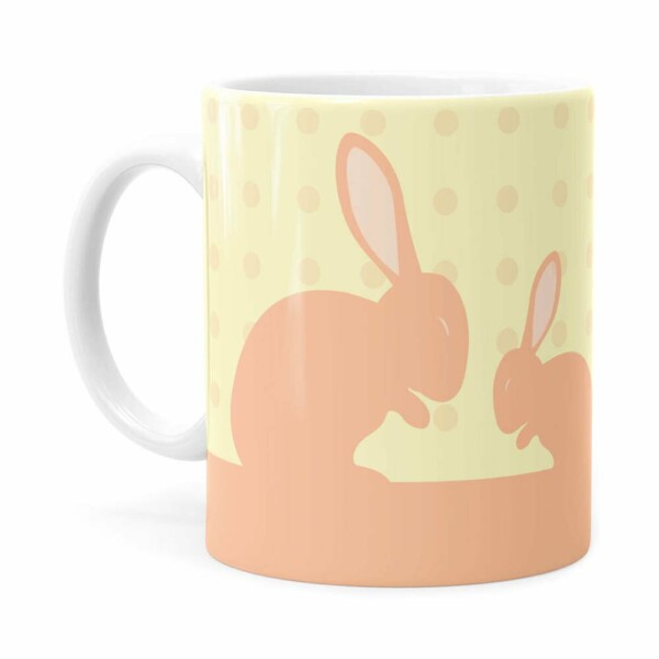 Caneca Feliz Páscoa V04 Branca