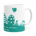 Caneca Feliz Páscoa V05 Branca