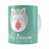 Caneca Feliz Páscoa V06 Branca