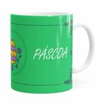 Caneca Feliz Páscoa V07 Branca