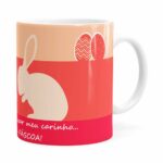 Caneca Feliz Páscoa V10 Branca