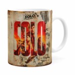 Caneca Han Solo Star Wars 3d Print Branca